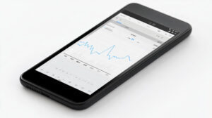 GPT 70 Lispro (7000): Inovação e segurança no comércio de criptomoedas 1 Smartphone showing trading data10