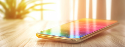 Sunlit mobile commerce device Dispositivo de comercio móvil iluminado por el sol