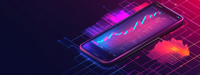 Pantalla gráfica futurista móvil Pantalla gráfica futurista móvil