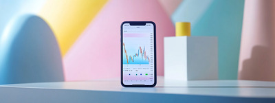 Modern and elegant trading app Aplicación de trading moderna y elegante